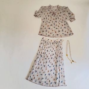 Matching Top & Skirt by Alice, Size 6